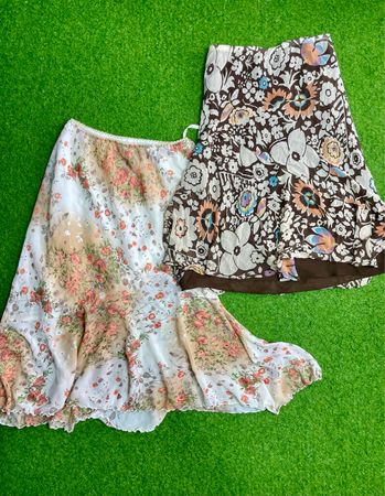 Boho y2k skirt (brand) dressbarn, enne line, etc.id630