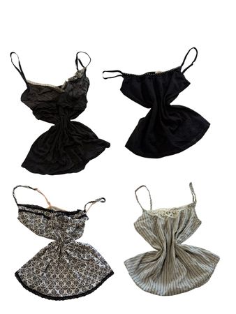 Y2K Pastel Goth Camisoles-ST-284