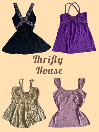 Vintage Y2K Coquette Tops(TH/559)