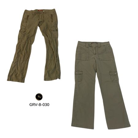 Women’s Utility Cargo Pants – Premium Vintage Streetwear. (GRV-8-030)