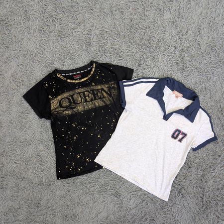 ****Y2K Printed Baby Tees – Mistura de Tops Gráficos Retrô