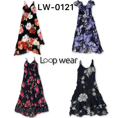 Robe maxi en chiffon floral Y2K Rom-Com Core