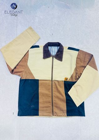 UPCYCLED Carhartt パッチワークジャケット - EVR0647