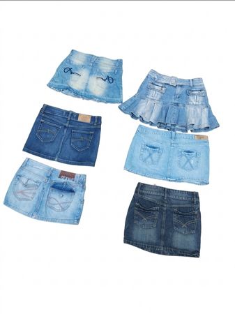 Y2K Revival: 6 Denim Mini Skirt Options for the Ultimate Throwback Look(VM-115)