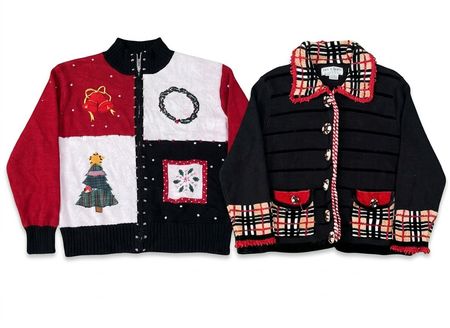 (FV-2547) Vintage style Christmas Knitwear | Novelty Fair Isle & Festive Sweaters | Y2K