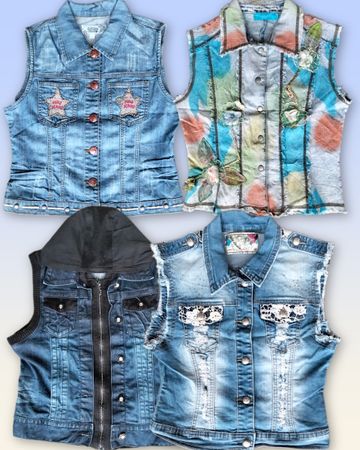 Veste en denim mode 17 pièces