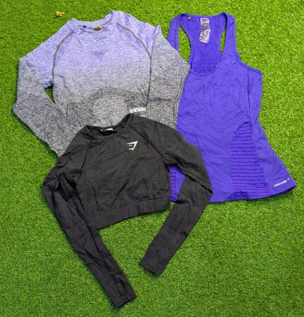 7192 - Gymshark Crop T-Shirt, T-Shirt , Muscle Tank, Long Sleeves T-Shirts