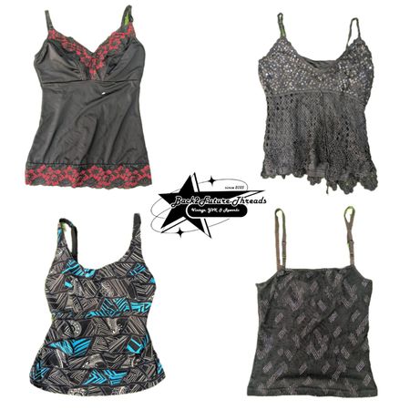 Y2k Cute Vibe Girl Cami Top B2F-025