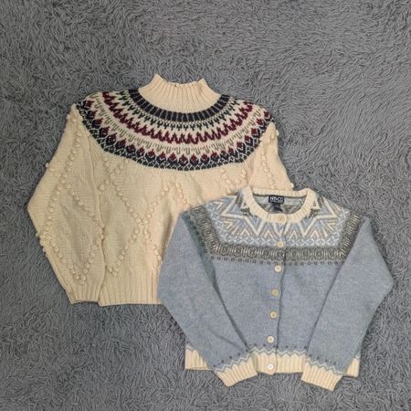 **#Y2K Fair Isle Knit Sweaters – Mixed Women’s Collection