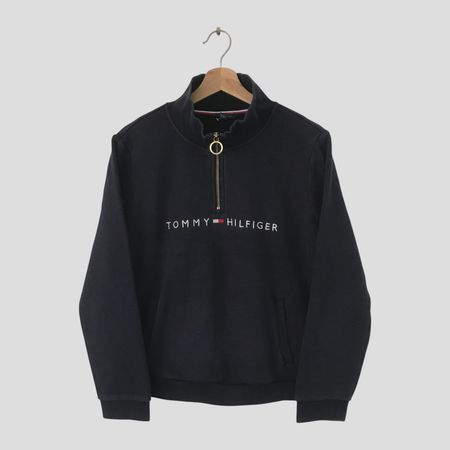 AUTHENTISCHER TOMMY QUARTER ZIP.SWEATER