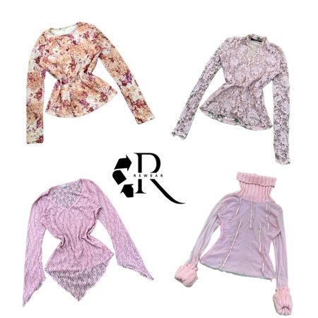 Y2K Unique Girl Printed Full Sleeve Tops RW-2473