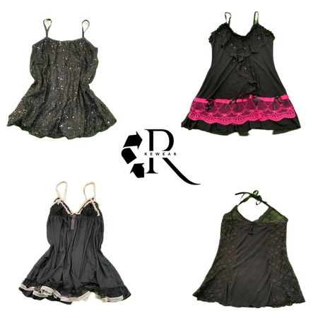Y2K Gothic Vibes Girl Cami Tops RW-298