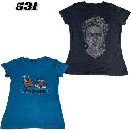 Y2k Mix Printed Baby Tees #531