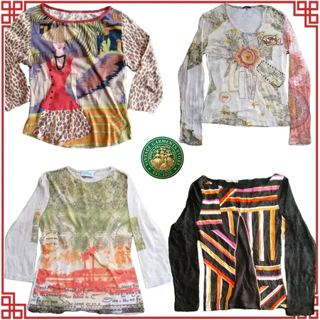 Hurry Up! Vintage Y2K Long Sleeve Blouses Designer Mix #A14 – Don't Miss Out!