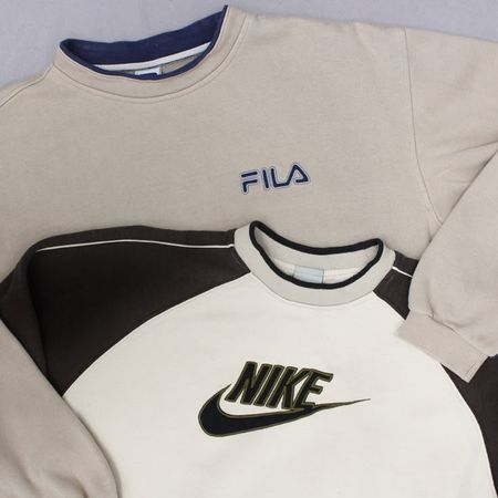 Felpa di marca premium Collo a giro