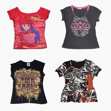 Y2K Baddie Baby Tees