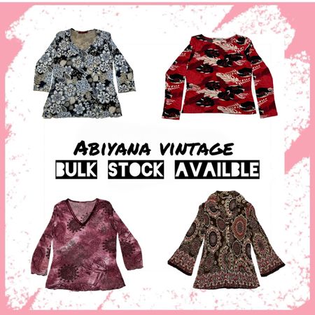 Y2K Long Sleeve Floral & Paisley Top -AV-175