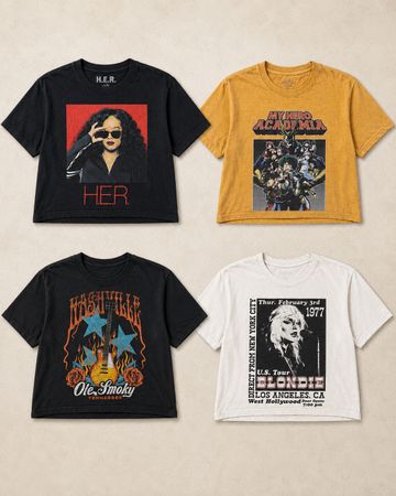 Retro Pop Culture Graphic Tees