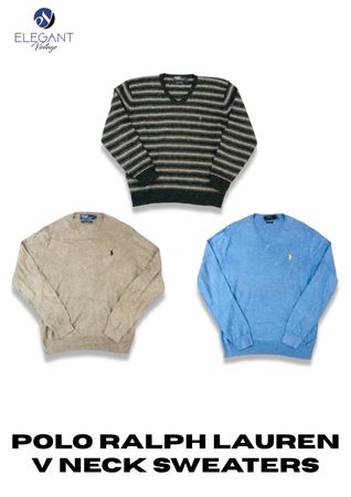 Polo Ralph Lauren V Neck Sweaters - EVM1790