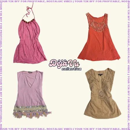 Y2K Lindsay Lohan Inspired Cami Tops