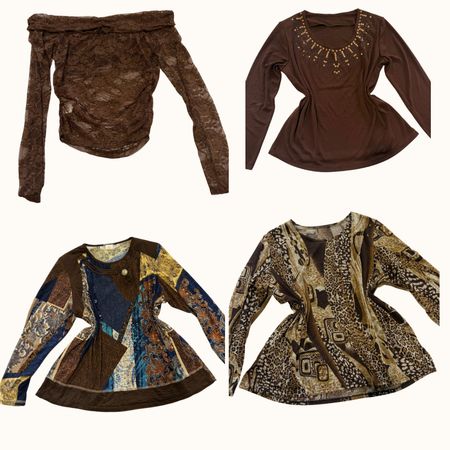 Y2K Baroque Tops - ST-121