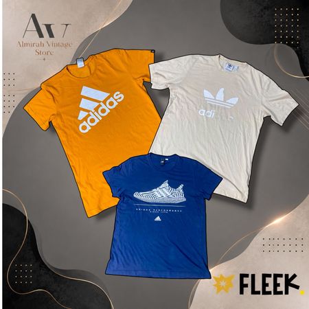 Adidas crew neck t shirts