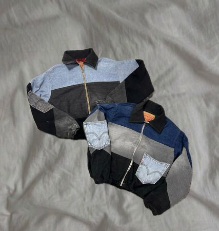 Upcycled Levi’s Denim Crop Jackets
