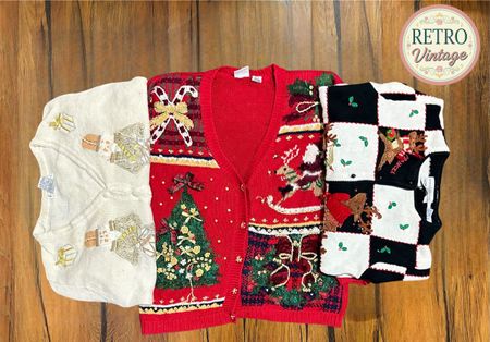 Vintage Christmas knitwear