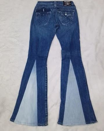 Custom handpick Jkvintage71, Upcyled Women Flare Jeans