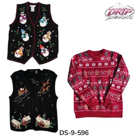 Merry And Bright Christmas Sweater Style (DS-9-596)