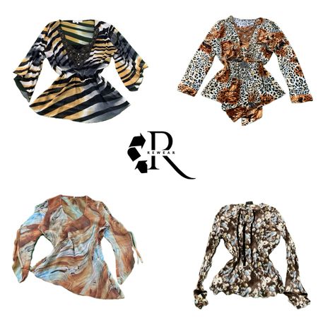 Y2K Unique Girl Printed Full Sleeve Tops RW-2350