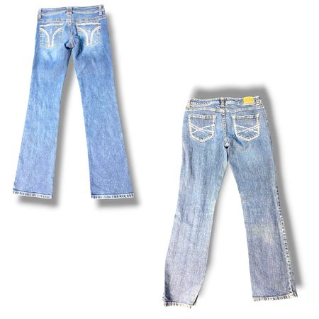 y2k embelished Fleared jeans