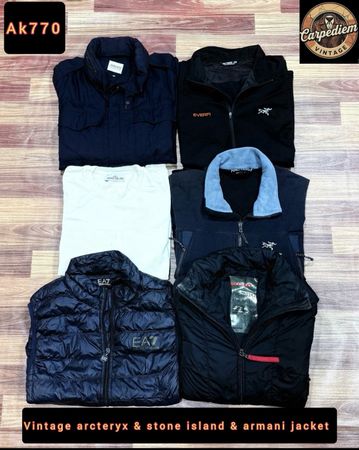 Vintage armani & arcteryx & stone island jacket ak770