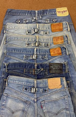 Jean en denim vintage Levi's Big E Selvedge – Denim d'archive rare