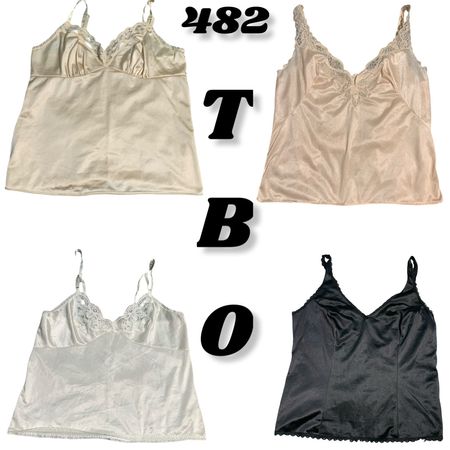 Lace Trim  Cami Tops #482.