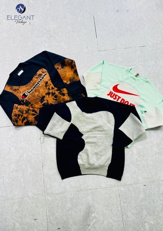 Upcycled Nike & Mix Branded Sweatshirts - EVR0569