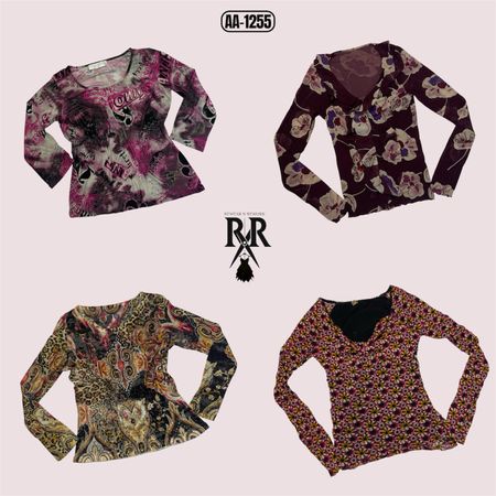 Y2K Grunge Full Sleeve Tops (AA-1255)
