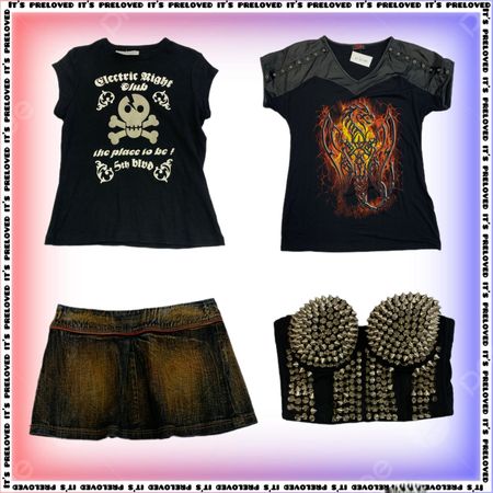 Basement Punk - tops, dresses, skirts  (SS-2777)