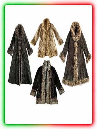 Wholesale Lot 15 Pcs Vintage Afghan Coats | Y2K Penny Lane Boho Shearling Mix(AF-33)