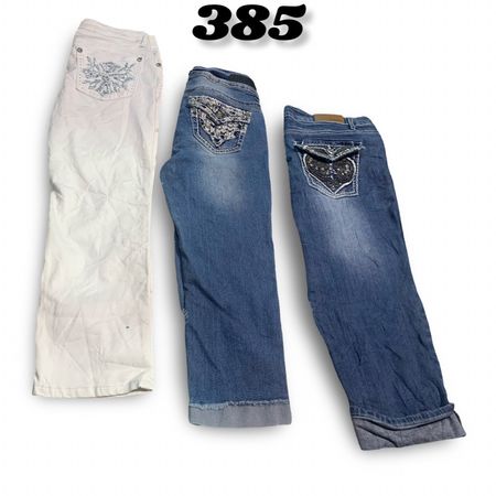 Y2k Detailing & Embroidery Capri Jeans (Brands) Earl , Wallflower , Silver & Nine west etc #385.