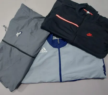 Giacche da track (Nike, Adidas, Lotto, Champion, Kappa, Puma) – Grado A/B – 10 pezzi | 09-051