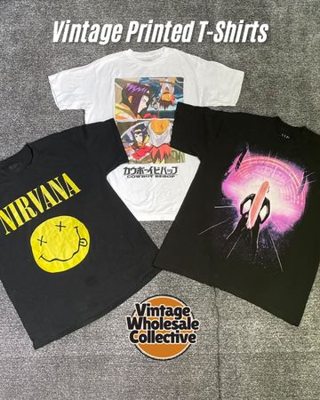 🔴 Vintage Bedruckte T-Shirts - (14/09)