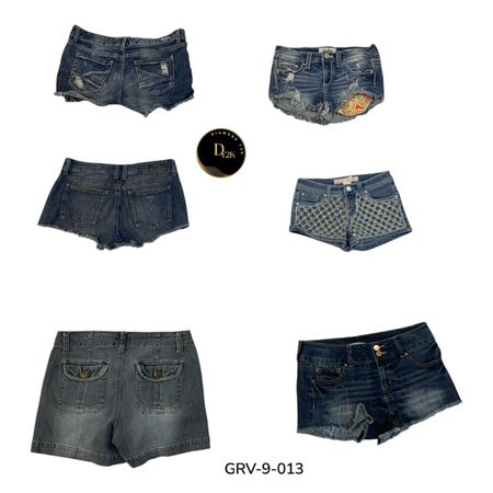 Y2K Denim-Shorts – Damen Casual Vintage Kollektion (GRV-9-013)