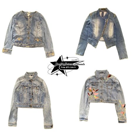 Y2k Unique Girl Denim Jacket B2F-212