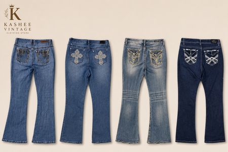 Vintage Dreams Flare Jeans
