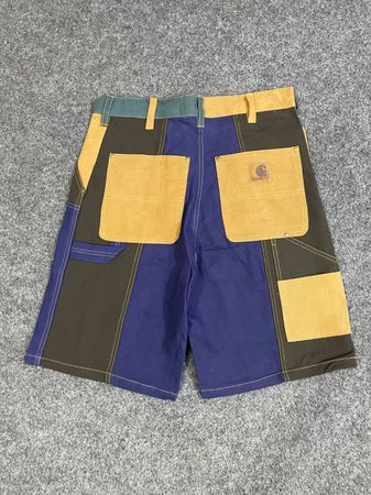 Short de travail à double genoux Carhartt récupéré