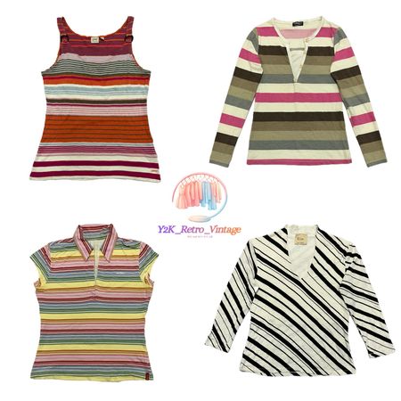 Multistripe Edit Bluse (168)