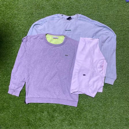 Lacost , polo , adidas sweatshirt