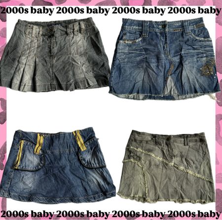 Mean girl mini denim skirts edit-194