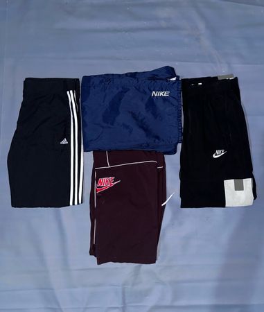 Nike and adidas track pants